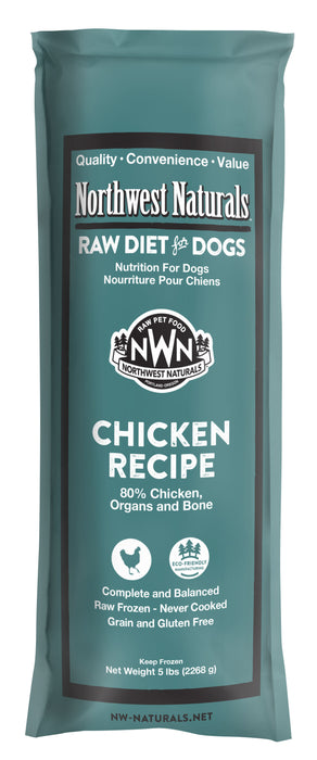 Northwest Naturals Raw Chicken Chub 5 lb. (Frozen)