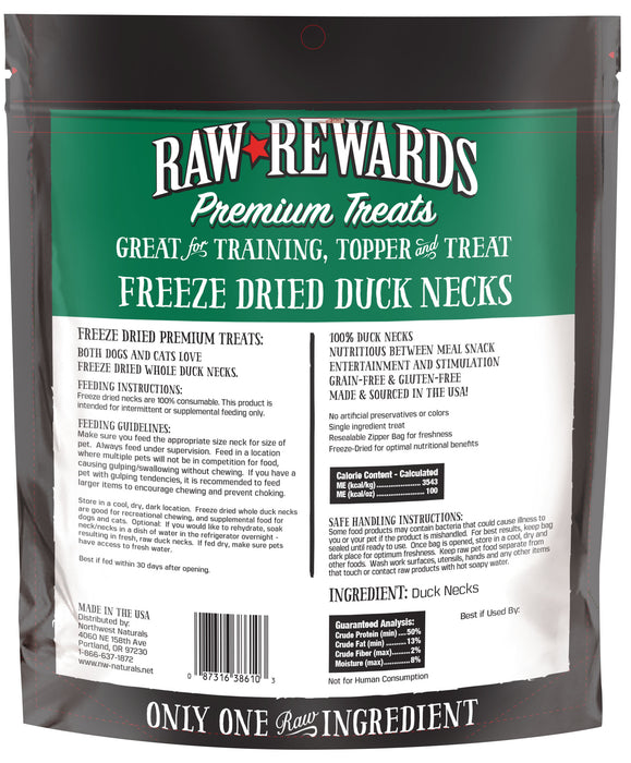 Northwest Naturals Freeze-Dried Duck Necks 6 ct.