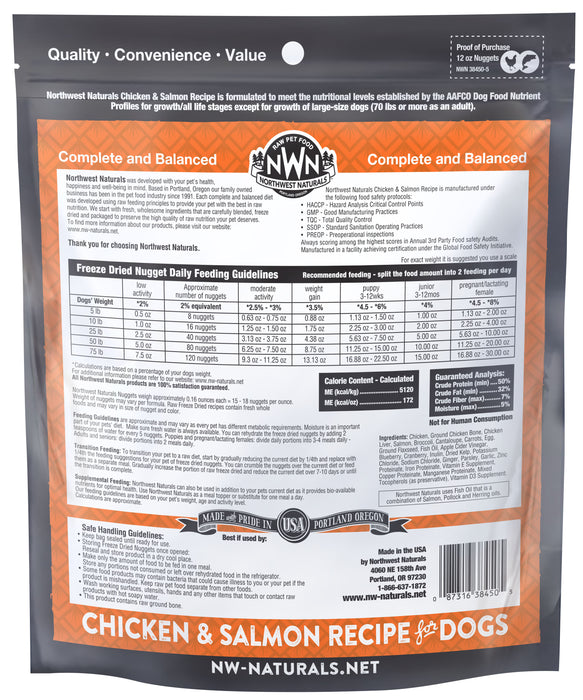 Northwest Naturals Freeze-Dried Chicken & Salmon Nuggets