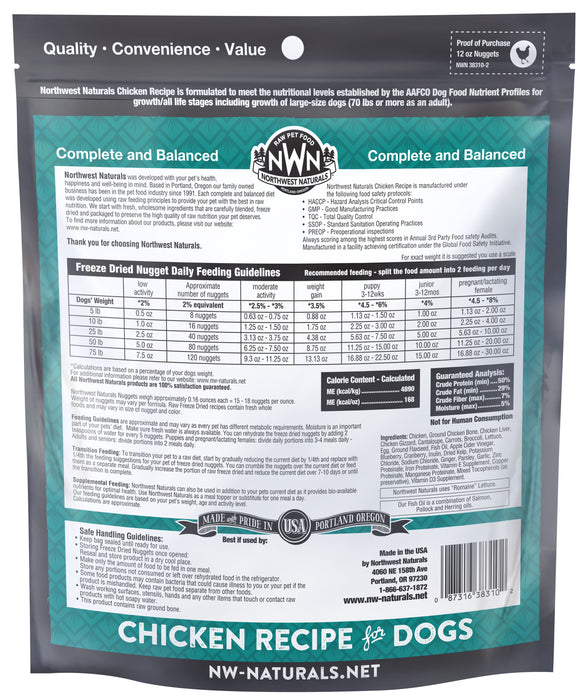 Northwest Naturals Freeze-Dried Chicken Nuggets