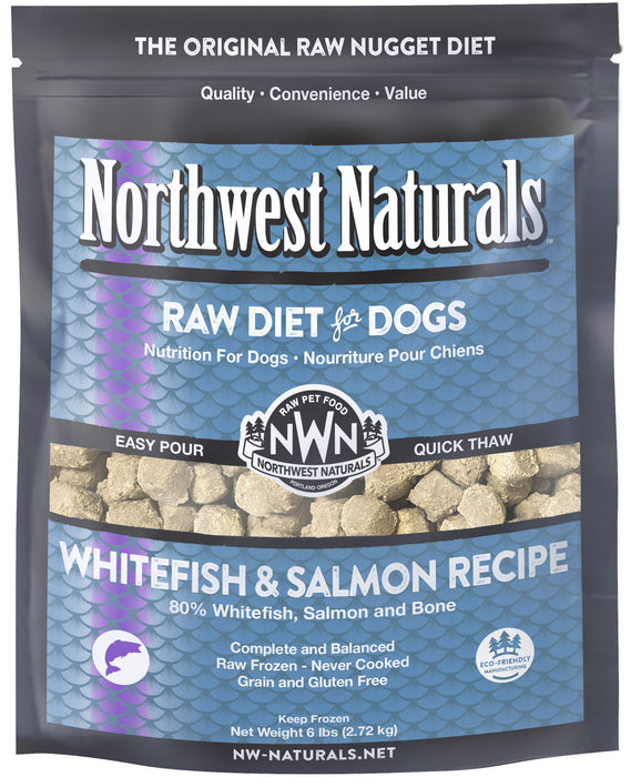 Northwest Naturals Raw Whitefish & Salmon Nuggets (Frozen)