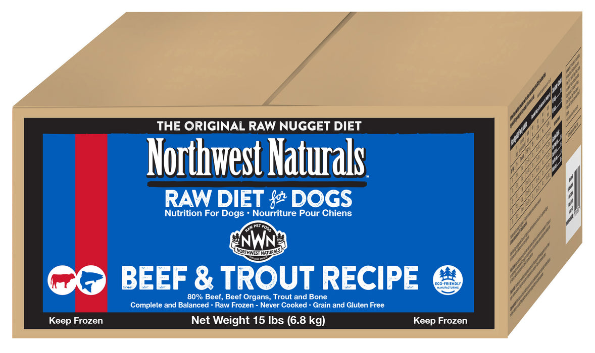 Northwest Naturals Raw Beef & Trout Nuggets (Frozen)