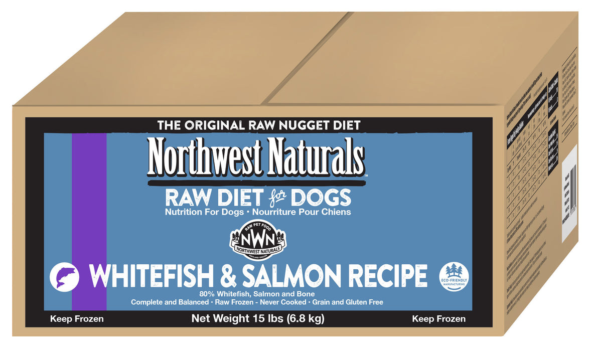 Northwest Naturals Raw Whitefish & Salmon Nuggets (Frozen)