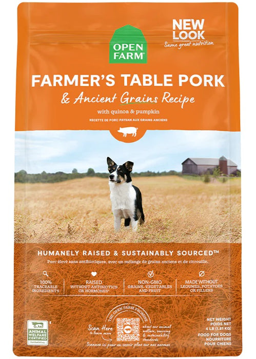 Open Farm Farmer's Table Pork & Ancient Grains Dog Food