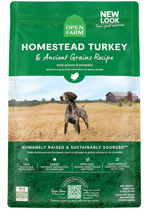Open Farm Homestead Turkey & Ancient Grains Dog Food