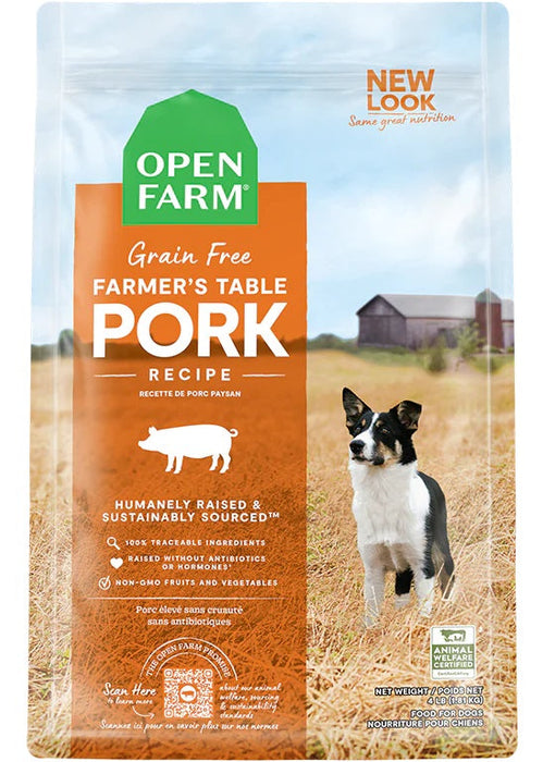 Open Farm Farmer's Table Pork Grain-Free Dog Food
