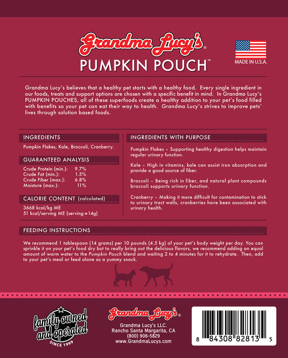 Grandma Lucy's Pumpkin Pouch Bladder 6 oz.