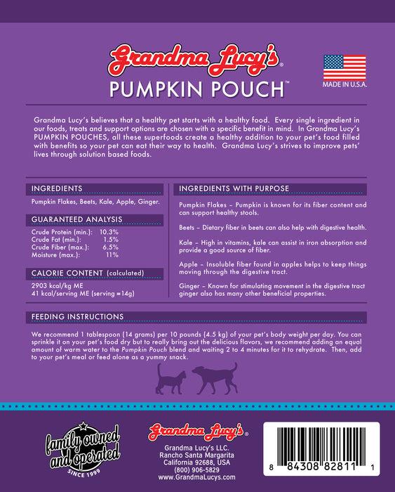 Grandma Lucy's Pumpkin Pouch Digestive 6 oz.