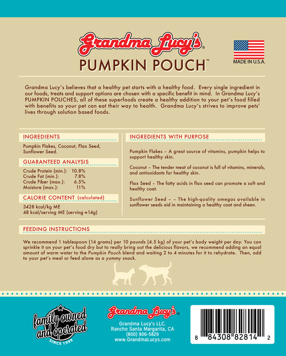 Grandma Lucy's Pumpkin Pouch Skin & Coat 6 oz.