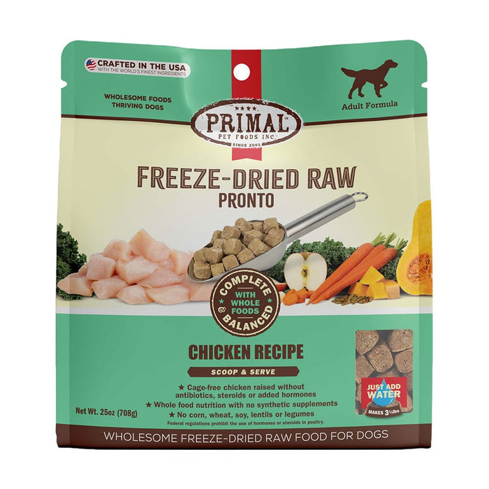 Primal Freeze-Dried Pronto Chicken Formula Dog Food