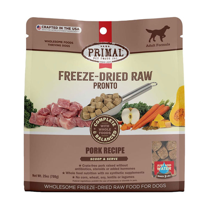 Primal Freeze-Dried Pronto Pork Formula Dog Food