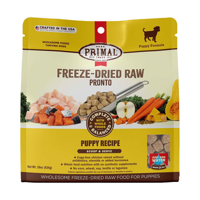 Primal Freeze-Dried Pronto Chicken & Salmon Formula Puppy Dog Food