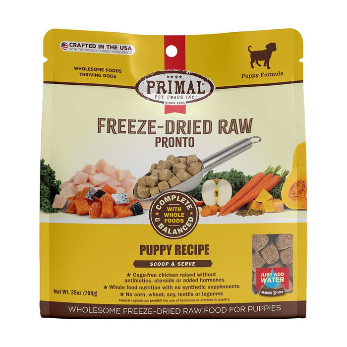 Primal Freeze-Dried Pronto Chicken & Salmon Formula Puppy Dog Food