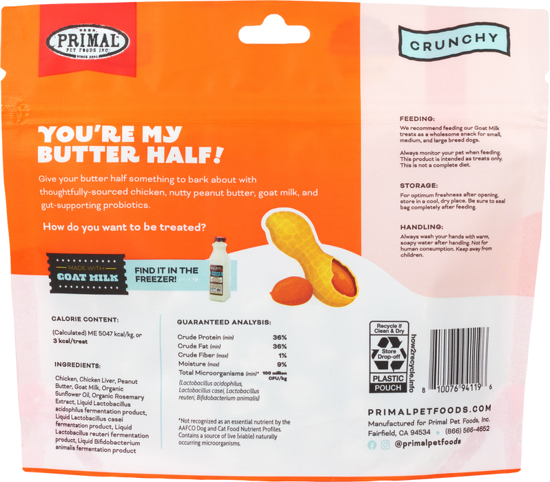 Primal You're My Butter Half Chicken & Peanut Butter With Goat Milk 2 oz.