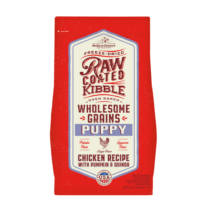 Stella & Chewy's Raw Coated Chicken & Wholesome Grains Recipe Puppy Dog Food