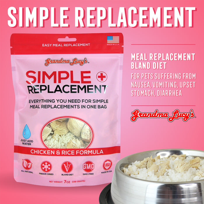 Grandma Lucy's Simple Replacement Chicken & Rice 7 oz. Dog Food