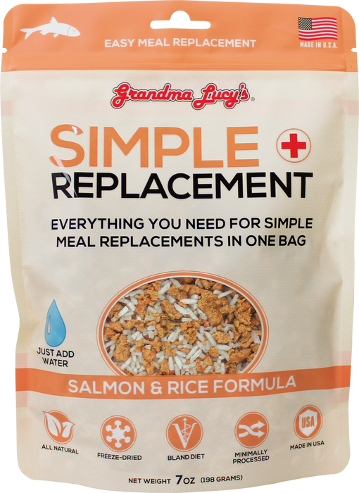 Grandma Lucy's Simple Replacement Salmon & Rice 7 oz. Dog Food
