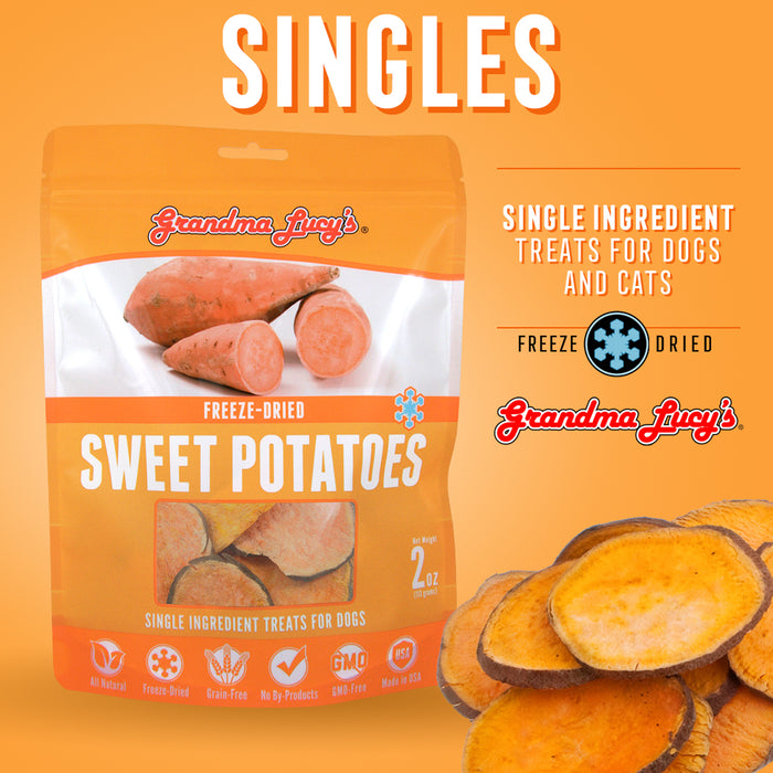 Grandma Lucy's Singles Freeze-Dried Sweet Potato 2 oz.