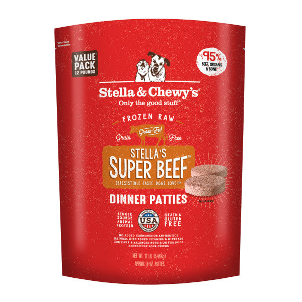 Stella & Chewy's Raw Dinner Patties Beef (Frozen)