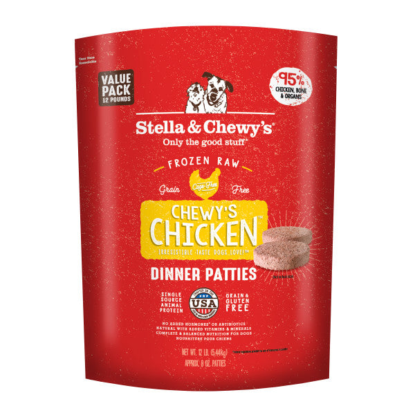 Stella & Chewy's Raw Dinner Patties Chicken (Frozen)