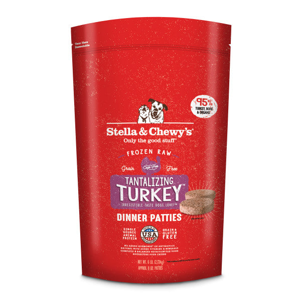 Stella & Chewy's Raw Dinner Patties Turkey 6 lb. (Frozen)
