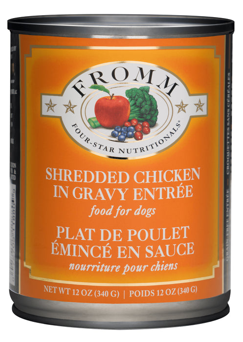 Fromm Four-Star Shredded Chicken In Gravy Entrée 12 oz.