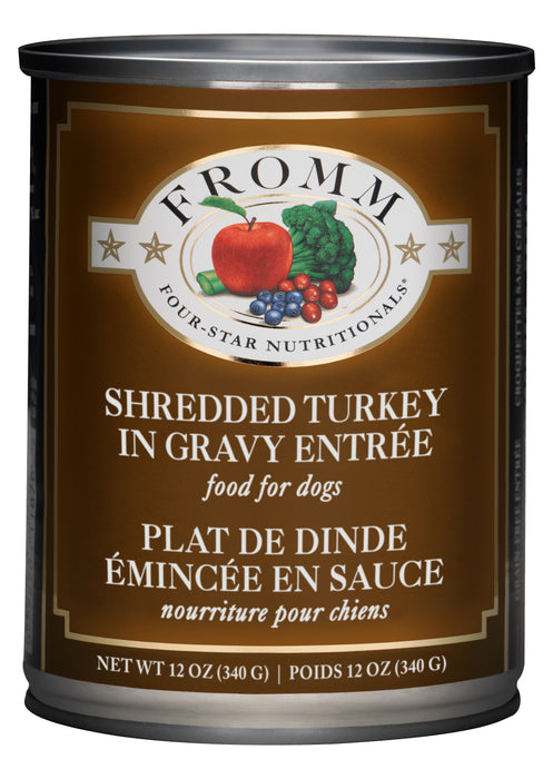 Fromm Four-Star Shredded Turkey In Gravy Entrée 12 oz.