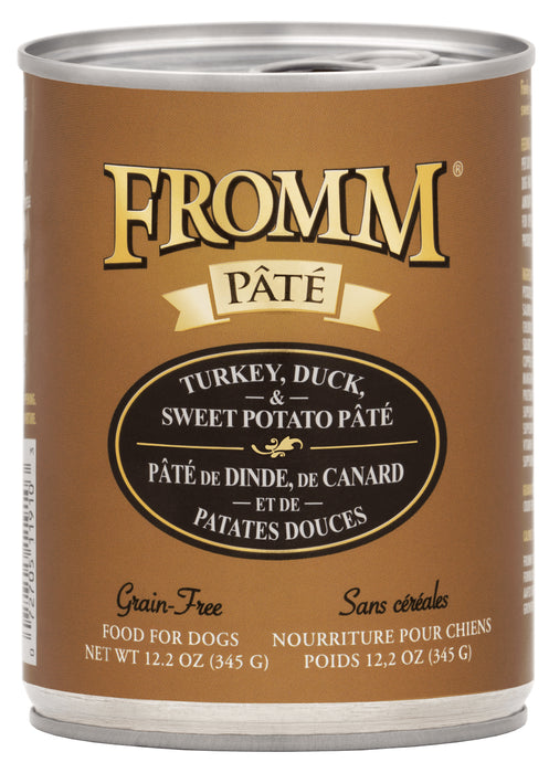 Fromm Turkey, Duck & Sweet Potato Pâté 12.2 oz. (Case of 12)