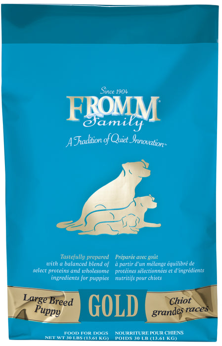 Fromm Gold Large Breed Puppy Dog Food 30 lb.