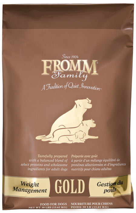 Fromm Gold Weight Management Dog Food 30 lb.