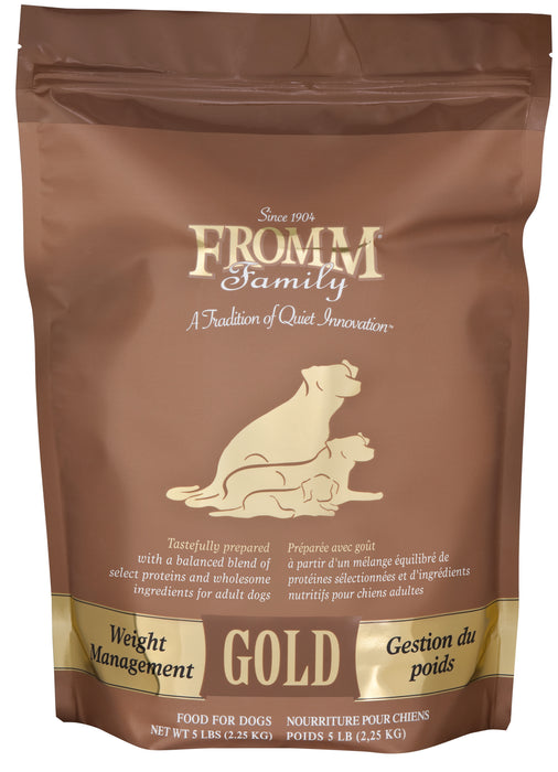 Fromm Gold Weight Management Dog Food 5 lb.