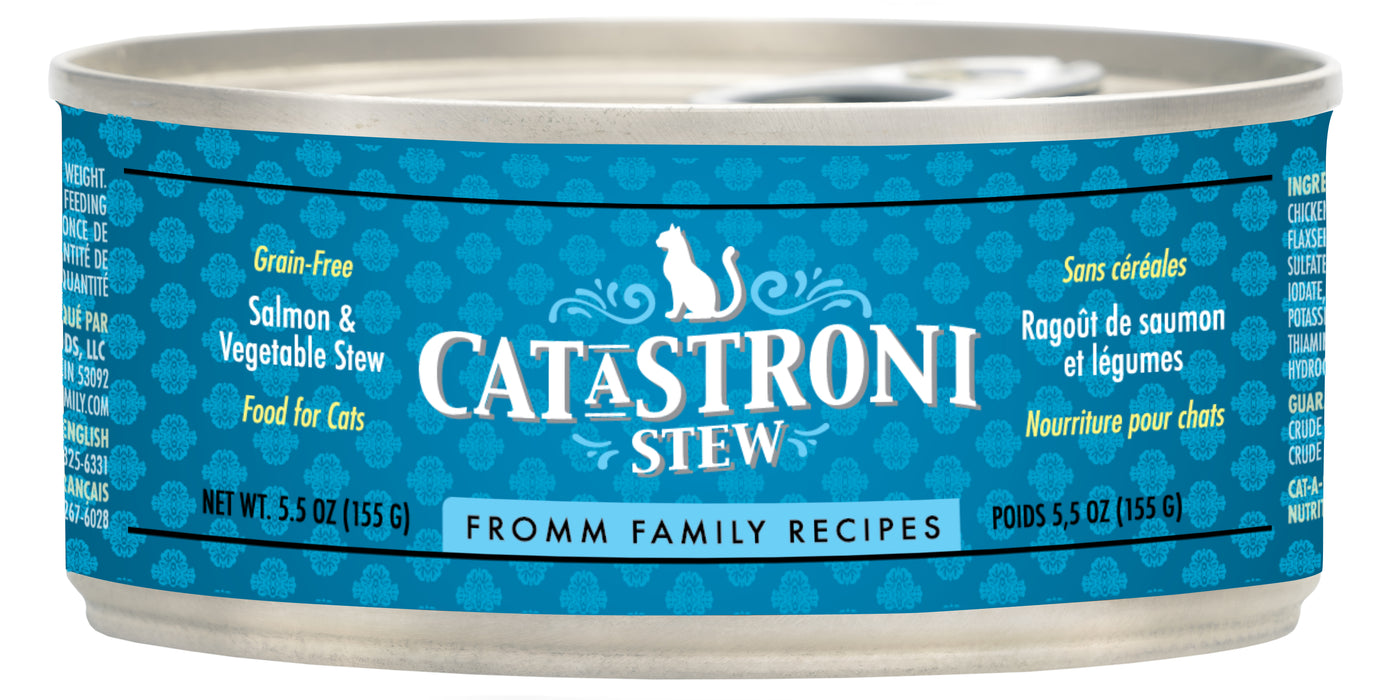 Fromm Cat-A-Stroni Salmon Stew 5.5 oz.