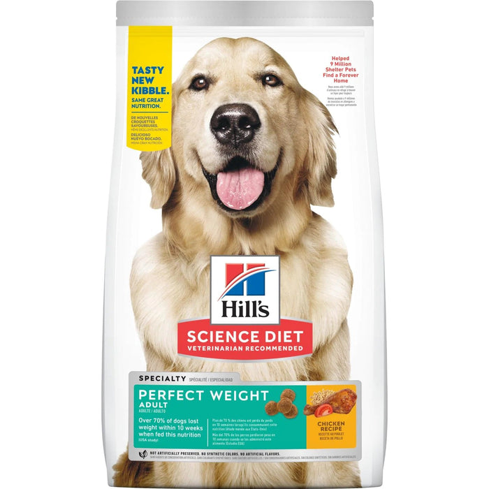 Hill's Science Diet Adult Perfect Weight Dry Dog Food, Chicken Recipe