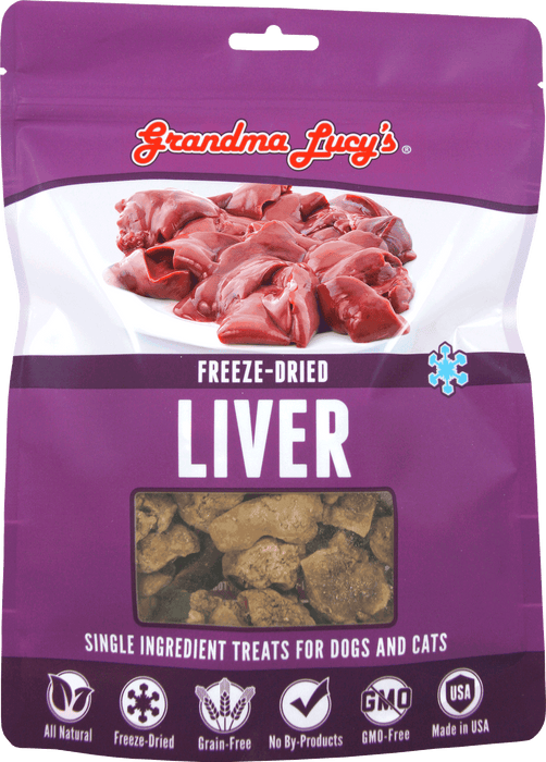 Grandma Lucy's Singles Freeze-Dried Chicken Liver 2.5 oz.